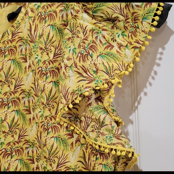 Ann Taylor floral maxi dress; palm tree print; sz 14; NWT - Picture 2 of 2